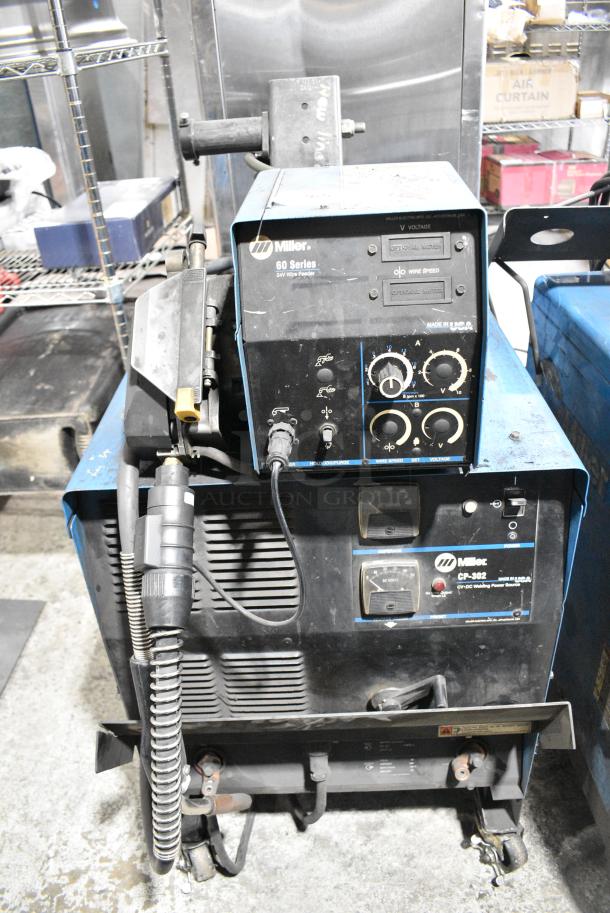Miller CP-302 Metal Commercial MIG Welder Power Source w/ Miller 60 Series 24V Wire Feeder. 200/230/460 Volts, 3 Phase. - Image 1 of 6