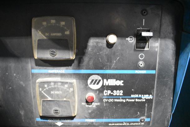 Miller CP-302 Metal Commercial MIG Welder Power Source w/ Miller 60 Series 24V Wire Feeder. 200/230/460 Volts, 3 Phase. - Image 3 of 6