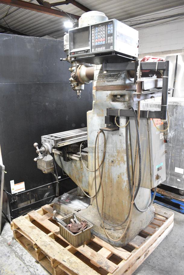 Bridgebort 2559U Metal Commercial Electric Powered CNC Milling Tool for Metalwork w/ Turnvision Monitor. 208/220/440 Volts, 3 Phase. - Image 2 of 27