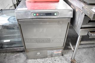 Hobart LXIH Stainless Steel Commercial Undercounter Dishwasher. 120/208-240 Volts, 1 Phase.