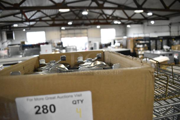 BRAND NEW SCRATCH AND DENT! Lot of 4 Commercial Casters - Image 1 of 2