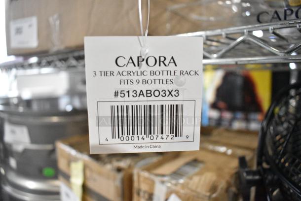 2 BRAND NEW SCRATCH AND DENT! Items Including 513ABO3X3 Capora 3 Tier Syrup Bottle Organizer. 2 Times Your Bid! - Image 3 of 3