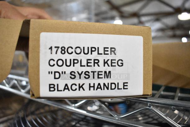 2 BRAND NEW SCRATCH AND DENT! 178COUPLER COUPLER KEG "D" SYSTEM BLACK HANDLE. 2 Times Your Bid! - Image 3 of 5
