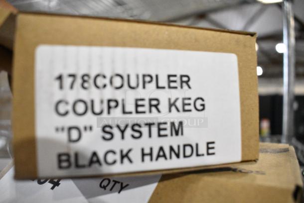 2 BRAND NEW SCRATCH AND DENT! 178COUPLER COUPLER KEG "D" SYSTEM BLACK HANDLE. 2 Times Your Bid! - Image 5 of 5