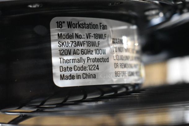 2 BRAND NEW SCRATCH AND DENT! Boltic VF-18WLF 18" Wall-Mounted 3-Speed Workstation Fan - 120 Volts, 1 Phase. 2 Times Your Bid! - Image 4 of 4