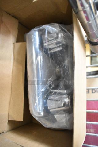 3 BRAND NEW SCRATCH AND DENT! Assure 190FW44G Wall-Mounted Faucet with 3 1/2" Swivel Gooseneck Spout and 4" Centers. 3 Times Your Bid!