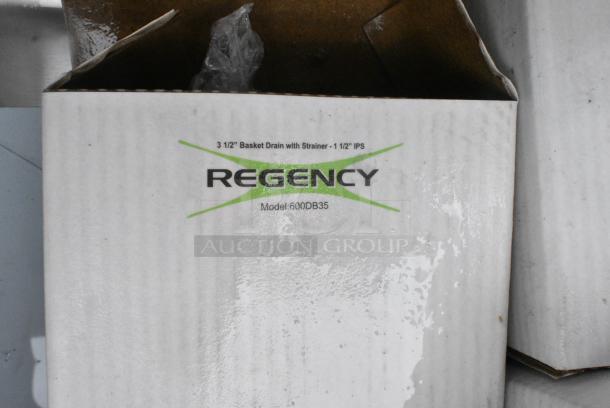 BRAND NEW SCRATCH AND DENT! Regency 600S31014212 Stainless Steel 3 Bay Sink w/ Dual Drain Board. - Image 7 of 8