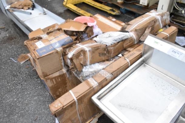 9 BRAND NEW SCRATCH AND DENT! Items Including ServIt 423ST4OS2 Double Overshelf for 4-Pan Steam Tables, 304MSQB12WH Acopa Rittenhouse 215 oz. Square White Melamine Bowl - 6/Case, Speed Rail. 9 Times Your Bid! - Image 3 of 8