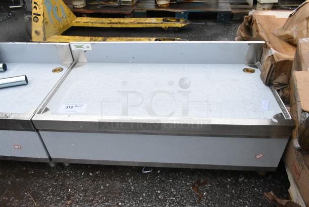 BRAND NEW SCRATCH AND DENT! Regency 600DBU1836 Stainless Steel Underbar Drainboard - 36" x 18". No Legs. - Image 1 of 4
