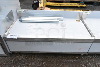 BRAND NEW SCRATCH AND DENT! Regency 600DBU1836 Stainless Steel Underbar Drainboard - 36" x 18"