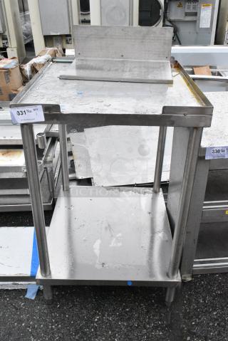 Stainless Steel Table w/ Under Shelf.