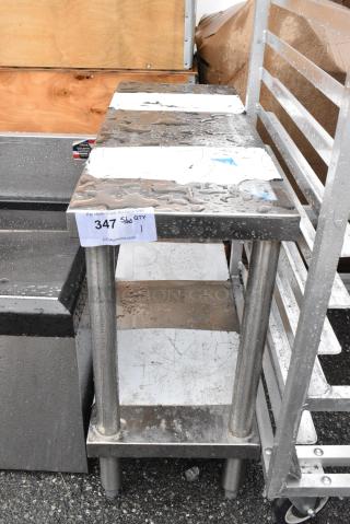 Stainless Steel Table w/ Under Shelf.