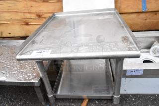 Eagle Stainless Steel Equipment Stand w/ Under Shelf.