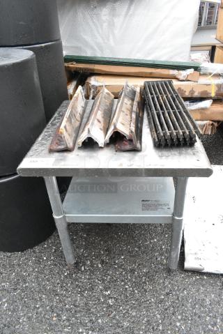 Stainless Steel Equipment Stand w/ Under Shelf.