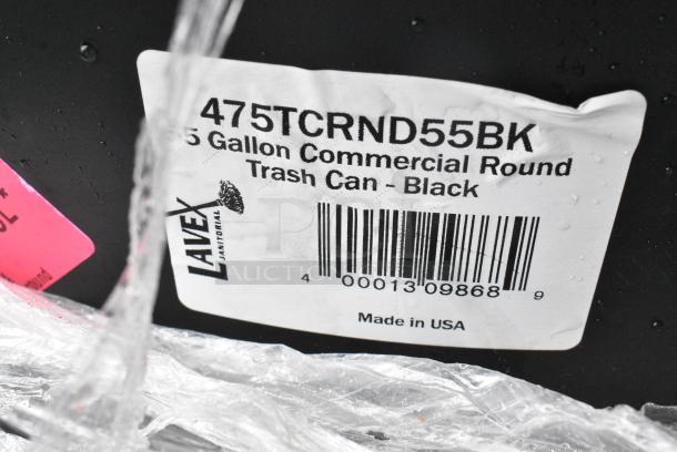 2 BRAND NEW SCRATCH AND DENT! Items Including 475RB32GNREC Lavex 32 Gallon Green Round Commercial Recycling Can and 475TCRND55BK Lavex 55 Gallon Black Round Commercial Trash Can. 2 Times Your Bid! - Image 8 of 8