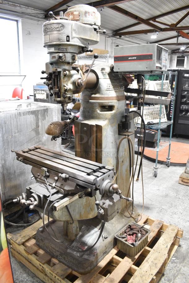 Bridgebort 2559U Metal Commercial Electric Powered CNC Milling Tool for Metalwork w/ Turnvision Monitor. 208/220/440 Volts, 3 Phase. - Image 1 of 27
