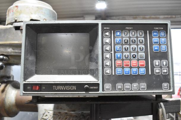 Bridgebort 2559U Metal Commercial Electric Powered CNC Milling Tool for Metalwork w/ Turnvision Monitor. 208/220/440 Volts, 3 Phase. - Image 26 of 27