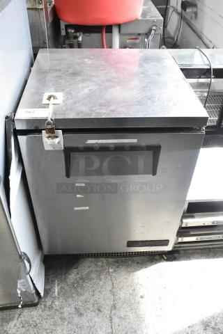 True TUC-24 Stainless Steel Commercial Single Door Undercounter Cooler. 115 Volts, 1 Phase. Tested and Working!