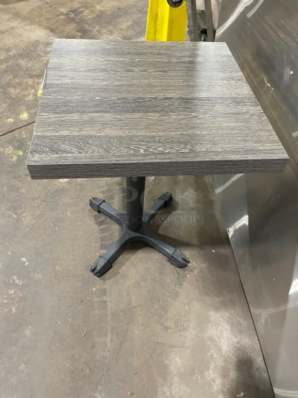 Brand New! Ashwood Look 30 By 30 Dining Table! With Metal Base! - Image 3 of 8