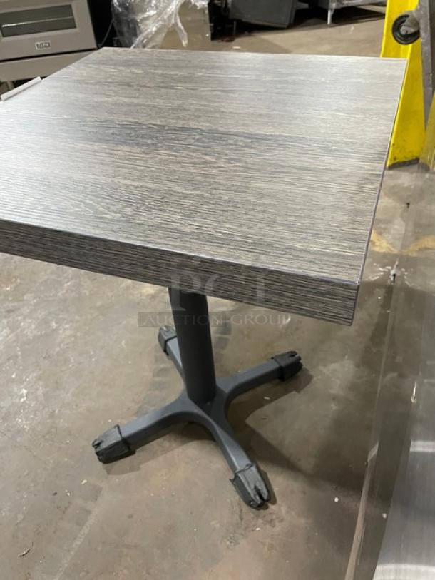 Brand New! Ashwood Look 30 By 30 Dining Table! With Metal Base! - Image 4 of 8