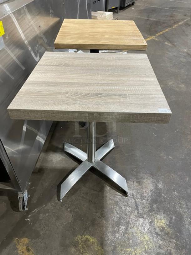 Brand New!  Ashwood & Natural Oak Dining Tables! With Metal Base! - Image 3 of 9