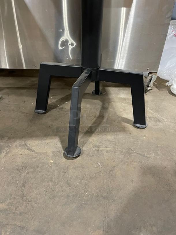 Brand New!  Ashwood & Natural Oak Dining Tables! With Metal Base! - Image 7 of 9