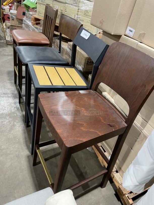 NEW! Assorted  Bar Height Chairs! 4 X Your Bid! - Image 2 of 10