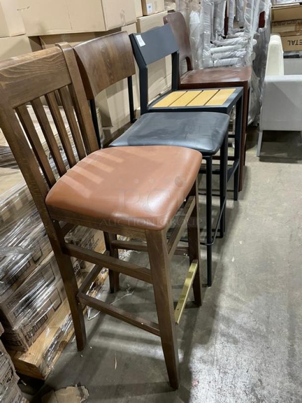 NEW! Assorted  Bar Height Chairs! 4 X Your Bid! - Image 3 of 10