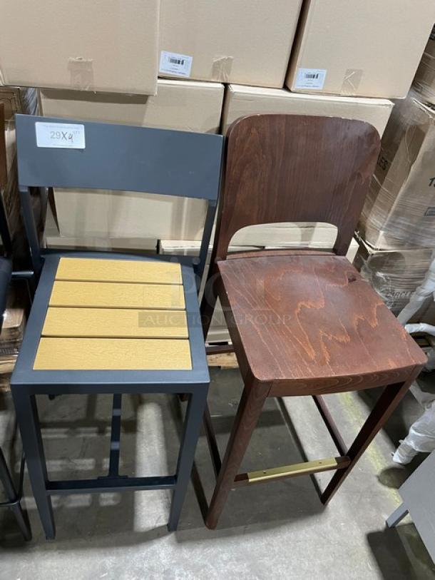 NEW! Assorted  Bar Height Chairs! 4 X Your Bid! - Image 5 of 10