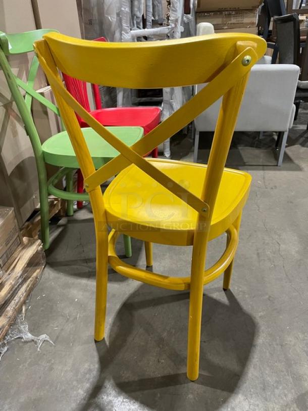 NEW!  Multi Colored Chairs! 4 X Yours  Bid! - Image 5 of 9