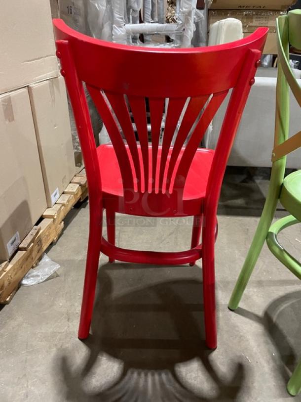 NEW!  Multi Colored Chairs! 4 X Yours  Bid! - Image 7 of 9