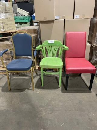 New! Mix Of High Quality Dining Chairs! 3 X Your Bid!