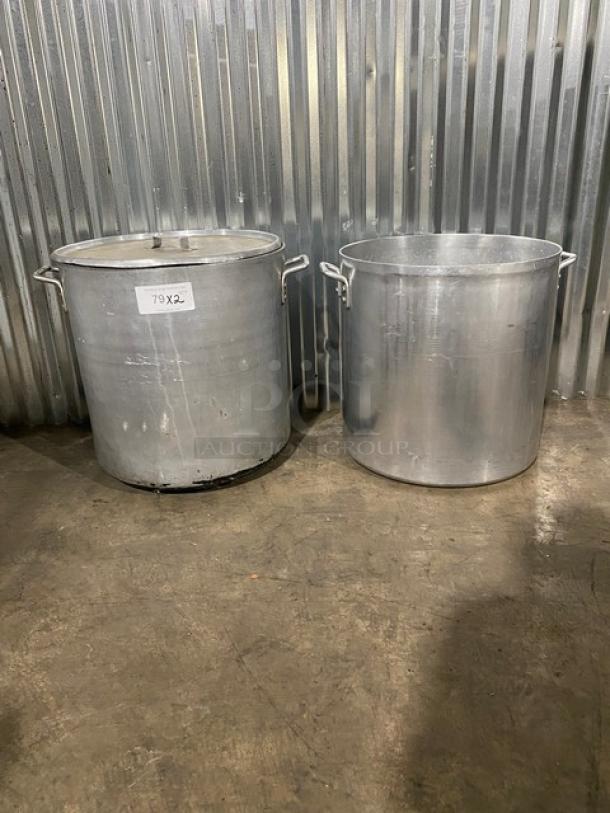 Commercial Heavy Duty Stock Pots! 2X Your Bid! - Image 1 of 9