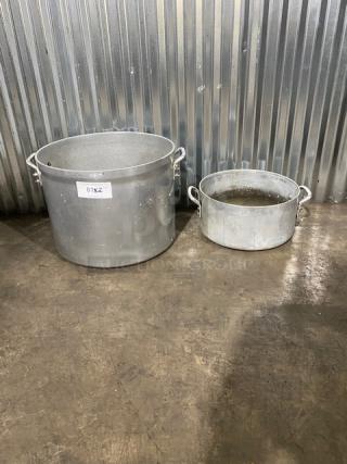 Commercial Heavy Duty Stock Pots! 2X Your Bid!