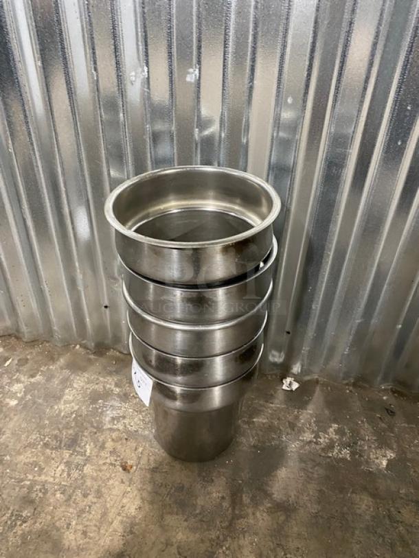 Commercial Stainless Steel Vegetable Inset Pans! 5X Your Bid! - Image 2 of 6