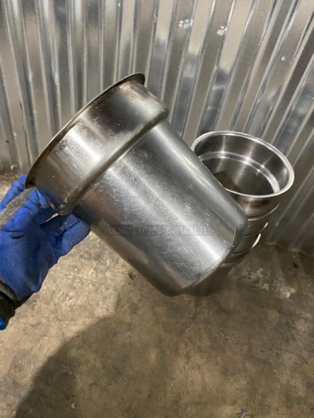 Commercial Stainless Steel Vegetable Inset Pans! 5X Your Bid! - Image 5 of 6