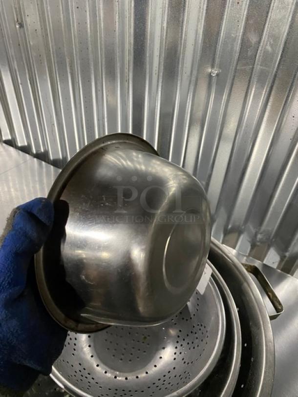 Commercial Stainless Steel Strainers/Prep Bowls! 5X Your Bid! - Image 3 of 8