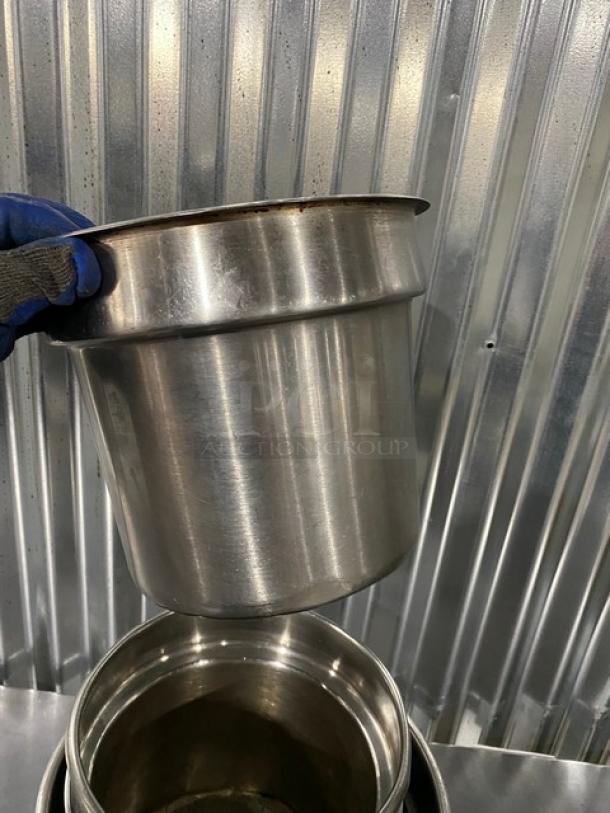 Commercial Stainless Steel Vegetable Inset Pans! 4X Your Bid! - Image 3 of 7