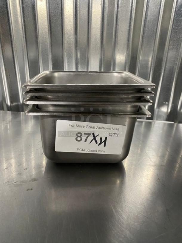 Commercial Stainless Steel Hotel/Steamtable Pans! 4X Your Bid! - Image 1 of 7