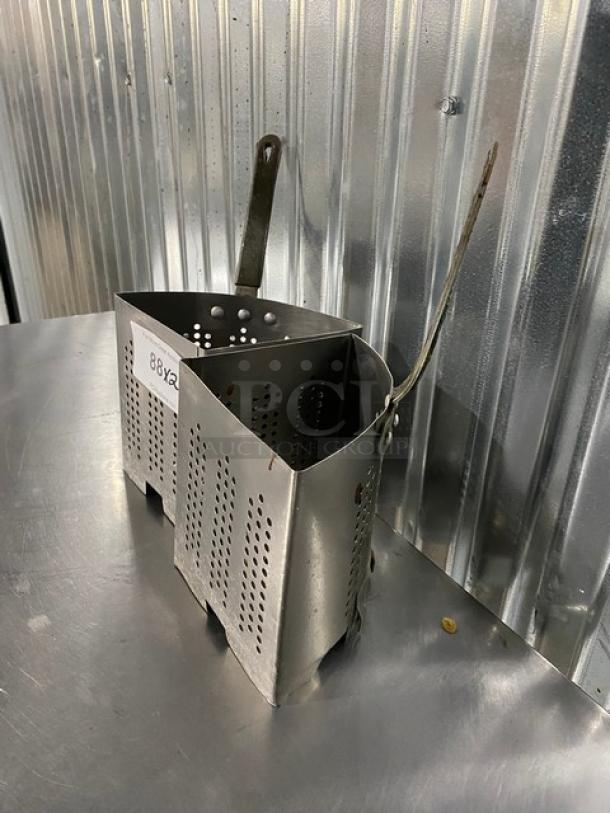 Commercial Stainless Steel Pasta Basket Insert! 2X Your Bid! - Image 2 of 6