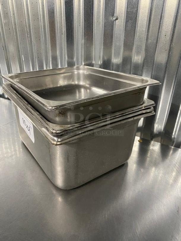 Commercial Stainless Steel Hotel/Steamtable Pans! 4X Your Bid! - Image 2 of 10