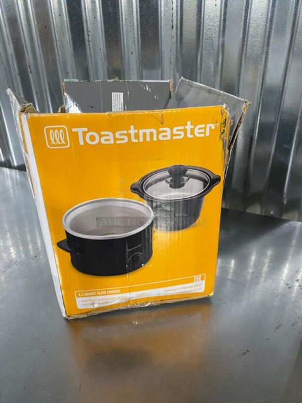 NEW! Toastmaster Commercial Black 1.5 Qt. Slow Cooker! With Toastmaster Countertop Single Burner! 2X Your Bid! - Image 4 of 11