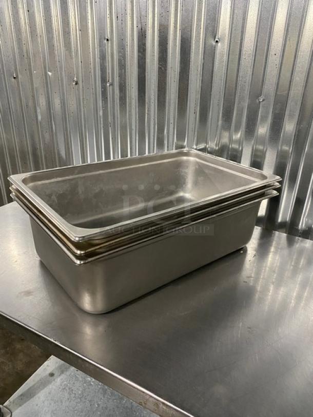 Commercial Stainless Steel Hotel/Steamtable Pans! 3X Your Bid! - Image 3 of 8