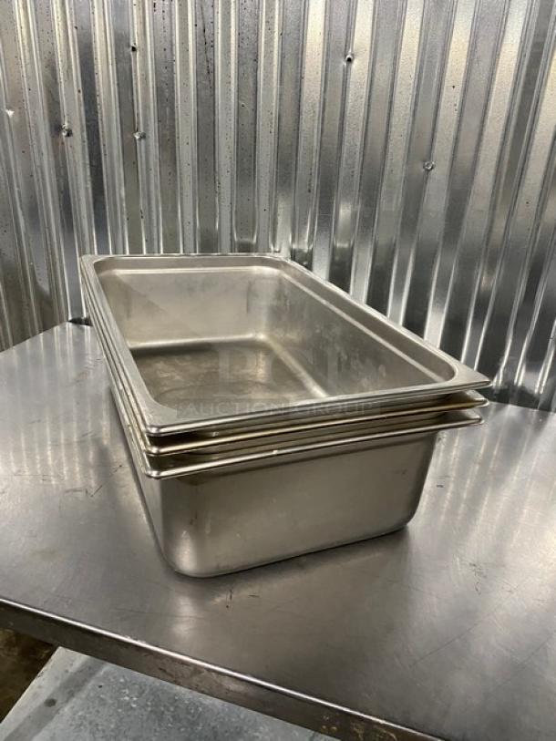 Commercial Stainless Steel Hotel/Steamtable Pans! 3X Your Bid! - Image 4 of 8