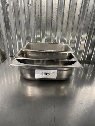 Commercial Stainless Steel Hotel/Steamtable Pans! 3X Your Bid!