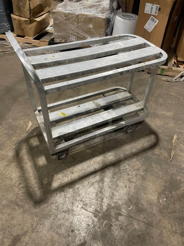 Commercial Heavy-Duty Equipment/Utility Pushcart! With Single Undershelf! On Casters! - Image 3 of 5