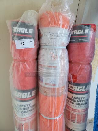 4 Rolls of Safety Debris Netting!