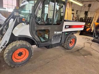 2020 Bobcat Toolcat 5600 Diesel! Very clean!  🔥  Only 1595hrs Gentle Hours! This machine is like new inside and out has high flow hydraulics! Four wheel drive selectable steering, dump bed loader, brand new bucket with new cutting edge! Heat and A/C! Turn key and ready to work! Item has been fully serviced. New tires, undercarriage has been LineX coated. Looks and operates like a new machine! - Located off site in Fryeburg Maine. See videos in description!