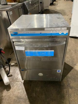 Meiko Point 2 Series Commercial Stainless Steel Electric Powered Undercounter High Temperature Dishwasher! Energy Star Certified! With Digital Controls! Model: FV40.2 SN: 30008316! 208/230V 3 Phase!