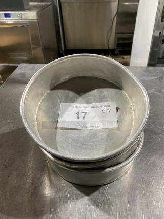 Lot Of Commercial Round Cake Baking Pans! ALL ONE MONEY!